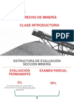 Clase No. 1 - Derecho de Minería - 2018