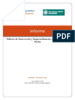 Informe Actividades Innovación y Emprendimiento en La Enseñanza Media