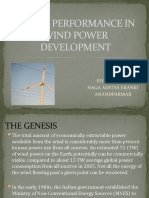 India's Performance in Wind Power Development
