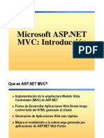 Introducción A ASPNET MVC