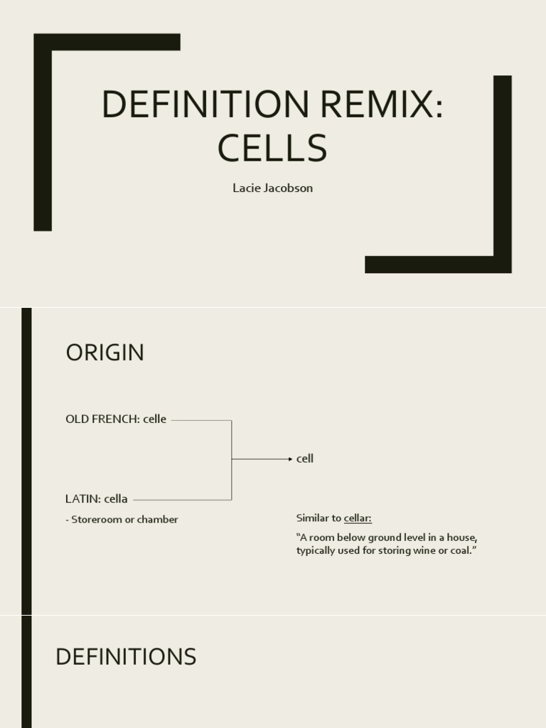 Definition Remix - Enlg1010 | PDF | Cell (Biology) | Nature