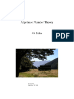 Algebraic Number Theory - J. S. Milne PDF