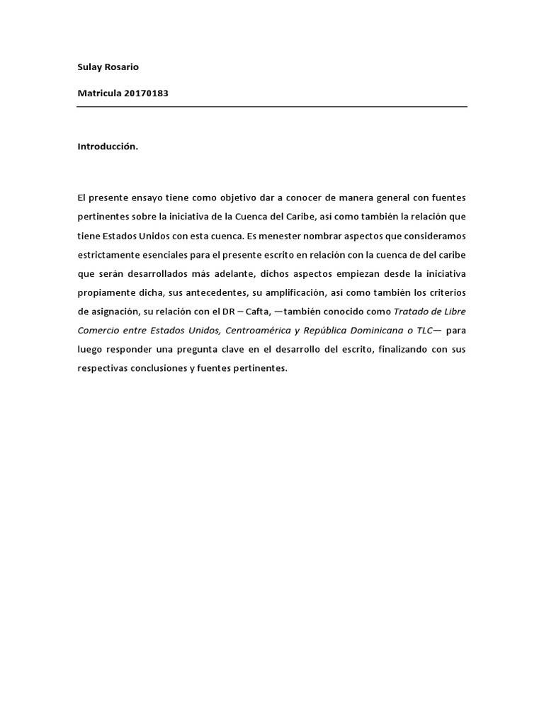 Iniciativa de La Cuenca Del Caribe PDF República Dominicana Haití