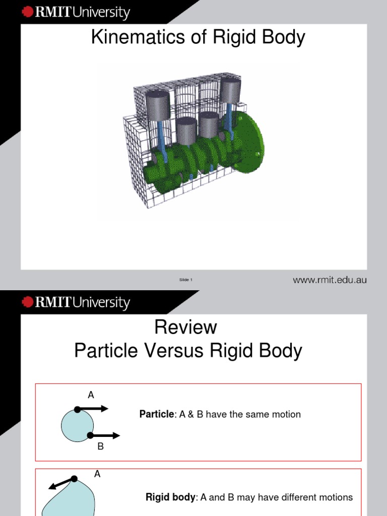 Planar Kinematics of Rigid Body Notes | PDF | Rotation Around A Fixed ...