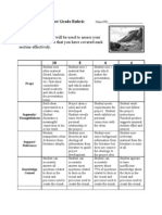 Utopian Final Project Grade Rubric