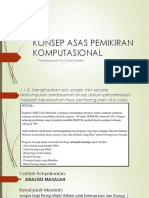 Konsep Asas Pemikiran Komputasional