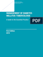 Management of Diabetes Mellitus-Tuberculosis: A Guide To The Essential Practice