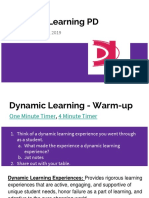 Dynamic Learning PD 2