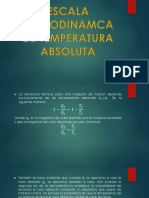 Escala Termodinamca de Temperatura Absoluta