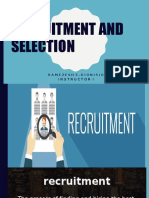 Recruitment and Selection: Instructor I