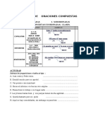 Clases de oraciones compuestas coordinadas y subordinadas