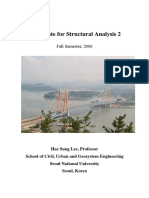 Structural Analysis Lecture Notes PDF