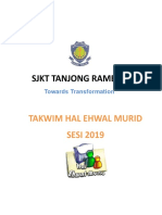 SJKT Tanjong Rambutan: Takwim Hal Ehwal Murid SESI 2019