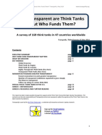 How Transparent Are Think Tanks (Transparify 07may2014) PDF