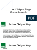 Incidente, Riesgo, Peligro