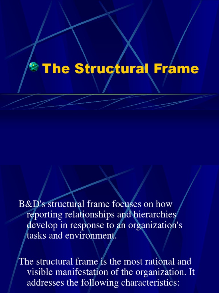 The Structural Frame 2009 | PDF | Division Of Labour | Rationality