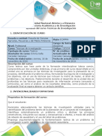 Syllabus Del Curso Técnicas de Investigación PDF