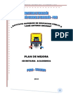 Plan de Mejora