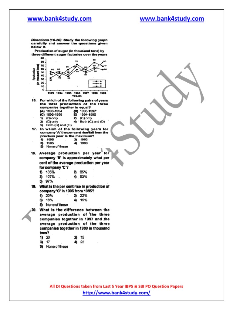 Data Interpretation 1 PDF | PDF | Career & Growth | Sports & Recreation