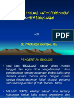 (I) Dasar-Dasar Ekologi Untuk Lingkungan Hidup Syafruddin