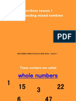 Fractions Lesson 1 Understanding Mixed Numbers