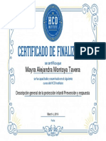 Prevención y Respuesta - Certificado de Finalización PDF