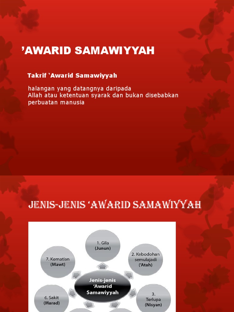 Awarid Samawiyyah | PDF