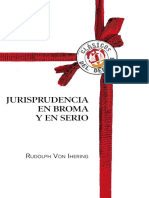 [Clásicos del Derecho] Rudolph von Ihering - Jurisprudencia en broma y en serio (2015, Reus).pdf