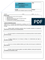 5° Básico - Prueba 1