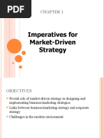 Imperatives For Market-Driven Strategy