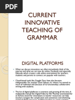 Current Innovative Teaching of Grammar