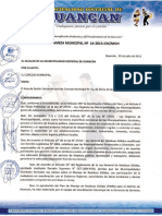 Ordenanza Municipal Nro. 014 2015.CM MDH Plan de Manejo de Residuos Solidos Huancan 2014