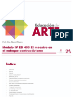 Módulo ED 400 El Maestro en El Constructivismo PDF