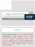 Jenis - Jenis Teater Tradisional Nusantara