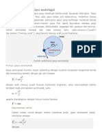 Gaya Sentripetal Dan Gaya Sentrifugal