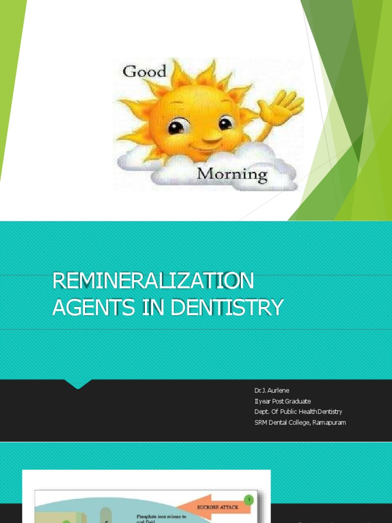 Remineralization Agents in Dentistry | PDF | Tooth Enamel | Dentistry