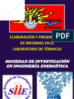 Elaboración de Inf. Termicas 2019