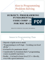 Lecture 01 Introduction To Programming