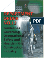 Construction Safety Guidelines - DOLE DAO 13 PDF