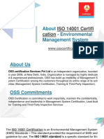 Best ISO 14001 Certification in India -  OSS Certification