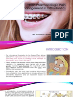 Non-Pharmacologic Pain Management in Orthodontics