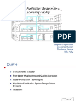 Water Purification System for a Laboratory Facility