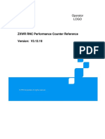 ZTE RNC Counter UMTS PDF