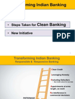 Transforming Indian Banking: - Steps Taken For - New Initiative