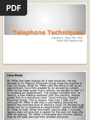 Telephone Techniques