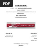 Diploma PROJECT TITLE - ELECTROMAGNETIC BRAKE