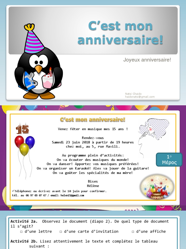 C Est Mon Anniversaire Loisirs