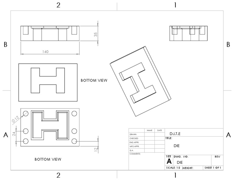 Die Design Specifications | PDF