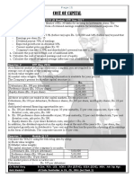 Cost of Capital Calculation and Leverage Analysis