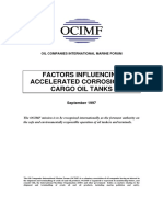 Accelerated Corrosion of Cargo Tanks